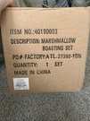 Mud Pie Marshmallow Roasting Set Gray Pack Mpn 40190003 Made China. Fixed Price $20.00.