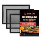 3 Pack Mesh Mat Outdoor Grill, Heavy Duty And Non Stick Bbq Grilling Ma.... Fixed Price $21.52.