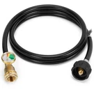 Wadeo Feet Propane Tank Extension Hose With Gauge, 6FT, /. Fixed Price $28.41.