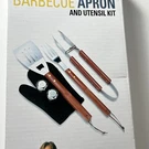 Chefs Basics Select 7 Piece Barbecue Apron And Utensil Kit Black New. Fixed Price $9.99.