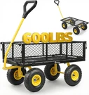 600LBS Steel Mesh Garden Cart For Patio & Backyard, Utility Wagon With Removable. Fixed Price $190.99.
