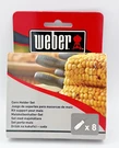 Weber Corn Set W/ Case #6489 (4 PAIRS=8 Total Holders) New In Package. Fixed Price $11.98.