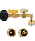 Wadeo Propane Refill Adapter With Gauge And Valve For Fuel Keg 1LB Tanks. Fixed Price $23.99.
