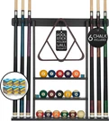 Pool Cue Rack - Stick Wall Mount With 16 Ball Holders & Pack Of Ch. Fixed Price $69.99.