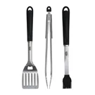 Kingsford 3-PIECE Stainless Steel Bbq Tool Set With Spatula, Tongs Rubbe.... Fixed Price $28.87.