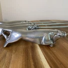 Italian Bbq Grilling 4-PIECE Set With Bull Shaped Handles. Fixed Price $248.99.