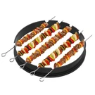 Premium Rotisserie Ring & Kabob Skewer Set For 22.5" Weber Kettle Grills. Fixed Price $93.78.