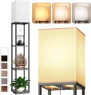 Floor Lamp With Shelves For Living Room, Shelf 3 Cct Led Bulb,. Fixed Price $43.49.