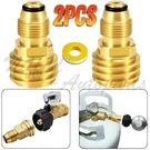 2PCS Pol To QCC1 Propane Tank Adapter 100LB Lp Valve TYPE-1 Fitting Us. Fixed Price $11.96.