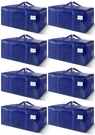 8 Pack Extra Heavy Duty Large Moving Bags With Strong Zipper & Carrying Handl.... Fixed Price $40.73.