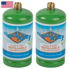Flame King 1LB Empty Propane Cylinder Tank Refillable Reusable Safe And Legal. Fixed Price $61.29.