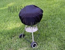 Round Charcoal Kettle Bbq Grill 17" - 22" Diameter Ez Use Cover W/ Drawstring. Fixed Price $15.67.