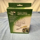 Big Green Egg Chef's Quality-stainless Steel Pepper Grilling Rack And Corer Set. Fixed Price $20.00.