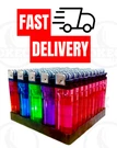 Full Size Disposable Butane Lighter Assorted Colors 25 50 100 200 Count. Fixed Price $19.99.