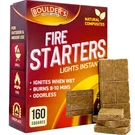 Fire Starter Cubes, 160 Pcs - Bulk Pack Fast Grill Bbq Charcoal Odo.... Fixed Price $32.56.