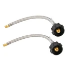 Solimeta 15 Inch Rv Propane Pigtail Hose, 1/4 Npt Silver. Fixed Price $25.99.