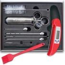 Bbq Marinade Meat Injector Syringe Stainless Steel 3 Needles Thermometer Brush. Fixed Price $22.95.