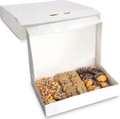 Mt Products White Bakery Cookie Boxes 15" 11.5" 2.25", Pack Of. Fixed Price $28.50.