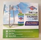 Flame King 1 Lb Refillable Propane Cylinder W / Home Adapter Kit. Fixed Price $52.00.