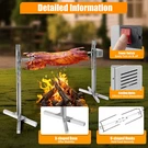 25W Electric Rotisserie Bbq Grill Roaster Spit Rod Camping Chicken Pig Motor Kit. Fixed Price $125.80.
