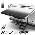 Fonzier Rv Awning Fabric Replacement, 19.5OZ Heavy Duty Vinyl, With Tie Down .... Fixed Price $154.08.