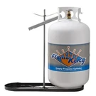 Flame King Dual Propane Tank Cylinder Rack For Rvs And Trailers 30LB. Fixed Price $53.59.