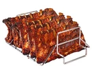 Bbq Rib Rack For Smoking Grilling Smoker Stainless Bonpaz. Fixed Price $47.24.