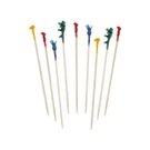 Bamboomn Colorful Confetti Cocktails Fruit Sandwich Skewers Frill Picks. Fixed Price $10.50.