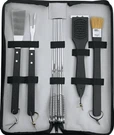 New Barbecue 11 Pc Bbq Tool Set Grill Master Skewers Case Barbeque Spatula Brush. Fixed Price $14.95.
