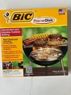 New Bic Flame Disk Portable Outdoor Grill Charcoal Tailgating Prepper Survival. Fixed Price $8.95.