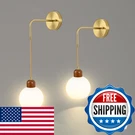 L.jujam Battery Operated Wall Sconces Set Of 2 Gold Rechargeable Wireless. Fixed Price $105.31.