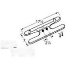 Music City Metals 17.5" X 7" Steel Twin H Burner For Gas Grill # 14502. Fixed Price $29.99.
