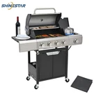 Shinestar 4 Burner Propane Gas Grill 51000 Btu Cast Iron Bbq Outdoor Cooker Us. Fixed Price $349.99.