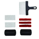 New Char-griller 8922 Flat Iron Gas Griddle Cleaning Kit Barbecue Tool Set Black. Fixed Price $28.05.