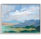 Stupell Industries Ocean Cliffs Abstract Landscape Framed Wall Art 20X16 Inch. Fixed Price $34.99.
