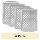 (4 Pack) Expert Grill 13.2INCH 9.2INCH Steel Barbecue Tray Topper. Fixed Price $11.82.