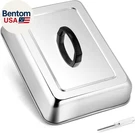 Rectangular Basting Cover, Stainless Steel Cheese Melting Dome Steaming Li. Fixed Price $30.93.