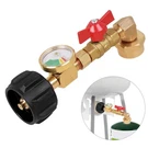 Ilulala Propane Refill Adapter With Valve And Gauge, 1 Pound Bottles.... Fixed Price $23.13.