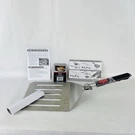 Mr. Bar Q, Stainless Steel Oversized Spatula Red, New. Fixed Price $15.94.