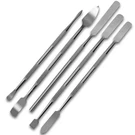 Stainless Steel Metal Spatula Tool Set Double Sided High Mirror Finish 5 Pcs. Fixed Price $17.99.