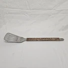 Vintage Coleman Grill Spatula Stainless Steel With Wooden Handle 19 Inchs. Fixed Price $30.00.