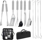 Bbq Grilling Accessories Set 11 Pcs Stainless Steel Heavy Duty Camping Backyard. Fixed Price $37.99.