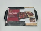 Smokin' Grid W/wood Plank Holder & Grilling Metal Non Stick Finish 14X15". Fixed Price $10.65.