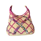Vera Bradley Viva La Natural Straw & Hot Pink Patent Hobo Shoulder Bag Euc!. Fixed Price $22.00.