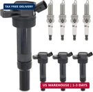 Sorghum Ignition Coil Pack And Spark Plugs Compatible With Hyundai Elantra Tucso. Fixed Price $70.98.