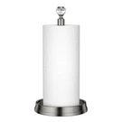 Towel Holder With Crystal - Steel Countertop Stand, Fits Standard & Jumbo Rol.... Fixed Price $29.92.