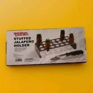 New Outdoor Gourmet Stainless Steel Stuffed Jalapeno Rack Holder A73. Fixed Price $8.95.