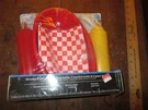 Mainstays Barbeque Set Baskets Vintage 18 Piece. Fixed Price $7.00.
