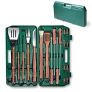 18-PIECE Bbq Set, Outdoor With Case, Grilling For Barbecue, S.... Fixed Price $78.64.