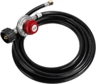 12 Feet 0-20 Psi Adjustable High Pressure Propane Regulator With Hose For QCC1/T. Fixed Price $34.15.